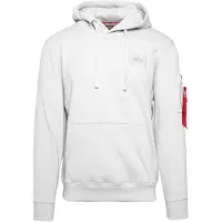 Alpha industries Sweatshirt 'Backprint' zwart / wit