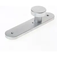 Nemef 3253 FB Beslag kortschild afgerond | Knop | los schild | F1 aluminium | Blind - 9325307000