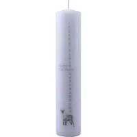 Kerst Adventskaars - 25 cm - Adventskaars kalender - ong. 56 branduren - kaars
