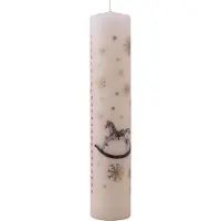 Kerst Adventskaars - 25 cm - Adventskaars kalender - ong. 56 branduren - - kerstverlichting