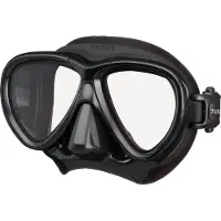 Tusa Intega - Premium snorkelmasker & duikbril van hypoallergeen siliconen met breed gezichtsveld en 3D SYNQ pasvorm - Zwart/Zwart - M2004QB BK