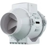 Vents TT buisventilator 100 mm – met Timer – Inline fan – 187 m³/h