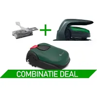 Robomow RK1000 - Robotmaaier - combideal met RK RoboHome en 8 stuks messen - 1000 m² 45% Helling - Randmaaifunctie - grasmaaier
