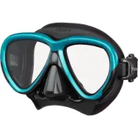 Tusa Intega - Premium snorkelmasker & duikbril van hypoallergeen siliconen met breed gezichtsveld en 3D SYNQ pasvorm - Zwart/Ocean Green - M2004QB OG