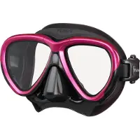 Tusa Intega - Premium snorkelmasker & duikbril van hypoallergeen siliconen met breed gezichtsveld en 3D SYNQ pasvorm - Zwart/Rose Pink - M2004QB RP