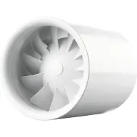 Vents buisventilator Quietline Ø125 mm - Timer - Extra stil - 197 m³/h