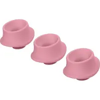 Womanizer Premium Eco - opzetstukjes set - siliconen - roze - 3 stuks - L