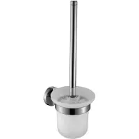 Guido Gusto Wc-borstel gun metal Rond