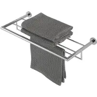 Geesa Handdoekenrek Geesa Nemox Chroom Plateau 60 cm