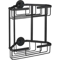 Differnz Doucherek | (Driehoek, 2 laags, Aluminium, Wit)