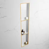 Mondiaz Easy nis 150x30x8cm 3 vakken ocher/talc