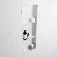 Mondiaz Easy nis 90x30x8cm 3 vakken clay/talc