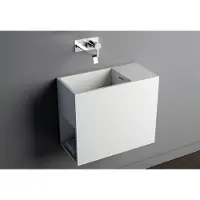SSI Design Solid Operite wastafel 45x22x38cm mat wit