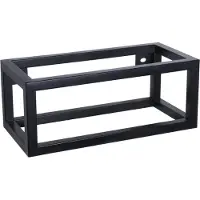 Differnz Handdoekrek Voor fontein 37.5 x 18.5 cm powder coated steel zwart