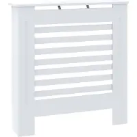 vidaXL Radiatoromsluiting van MDF, wit, 78 cm