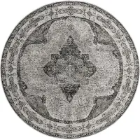 Nordal Venus rond vloerkleed grijs - diameter 240cm