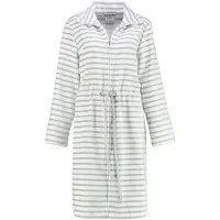 Cawö 6597 Badjas Women Zilver-42