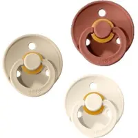 BIBS fopspeen - maat 1 0-6 maanden - 3 stuks - Woodchuck, Ivory White, Sand