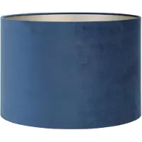 Light & Living Kap cilinder 35-35-30 cm VELOURS petrol blue