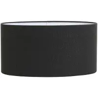 Light & Living Kap ovaal recht smal 45-21-22 cm LIVIGNO antraciet