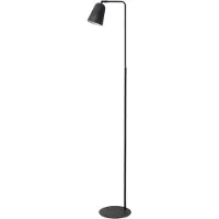 Light & Living Zwarte leeslamp Salomo 147cm