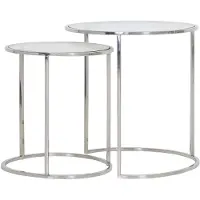 Light & Living bijzettafel duarte Ø50x52cm - set van 2