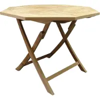 AVH-Collectie Klaptafel 100 cm achtkantig teak