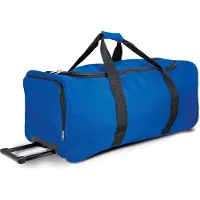 Kimood Grote sporttas op wieltjes - Kledingtas voetbal en andere sporten - Reistas - Blauw