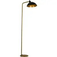 Dyberg Larsen Vloerlampe , Futura, Brons / Oudmessing, Woonkamer, Metaal, Scandinavisch