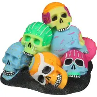 Aqua Della Dia De Los Muertos Schedels Stapel 11,8x14,2x15,1 Cm