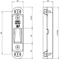 Nemef Sluitkom VS5006 voor 5040/5060 - Set van 2