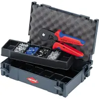Knipex Assortiment adereindhulzen | 1251 delig 0,50-10,00 mm² | krimptang | in systainer | 1 stuk - 97 90 09