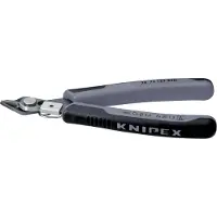 Knipex Zijsnijtang elektronica ESD gebruineerd met draadklem 125mm