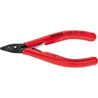 Knipex Elektronicazijsnijtang | lengte 125 mm model 5 | facet ja | 1 stuk - 75 52 125