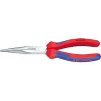 Knipex 26 15 200 Telefoontang Recht + Zijsnijder 200mm