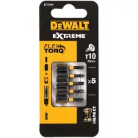 DeWalt DT7379T Extreme Impact Torsion Schroefbits T10 25mm 5 Stuks