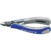 Knipex Precisie elektronica-zijsnijtang gebruineerd met meer-componentengrepen 125 mm - 7962125