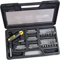 Stanley 22 Delige Pistoolgreep Ratel-Bit-Set - 0-63-022