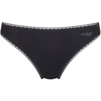 Sloggi dames Basic Tai GO organische slip 2-pack - XS - Zwart