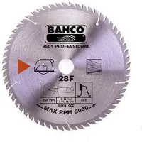 Bahco Cementcarbide Getipte Cirkelzaagblad Met 60 Tanden En Fijne Vertanding Voor Houtmaterialen 250 Mm