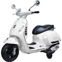 Vespa elektrische kinderscooter GTS wit