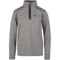 Protest Skipully Protest Boys Willowy 1/4 Zip Top Dark Grey Melee-Maat 128