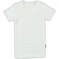 Claesen's T-shirt wit Jongens Katoen Ronde hals Effen - 92-98