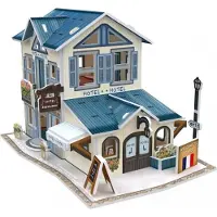 Cubicfun 3D puzzel Hotel France 16,5 cm foam 32 stukjes