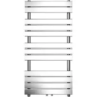 Guido Gusto Designradiator Ella 120x60cm chroom 703W midden aansluiting