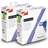Hellermanntyton 300-30957 Krimpkous zonder lijm Groen, Geel 9.50 mm 4.70 mm Krimpverhouding:2:1 5 m