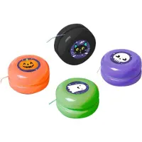 Amscan Jojo's Spooky 4 Cm Groen/paars/zwart/oranje 4 Stuks