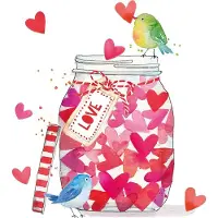 Ppd - Lunch servetten - Jar of Hearts