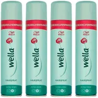 Wella 4x Haarspray Extra Strong 400 Ml