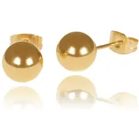LGT JWLS LGT Jewels Stud oorbellen Bol Goud 8mm